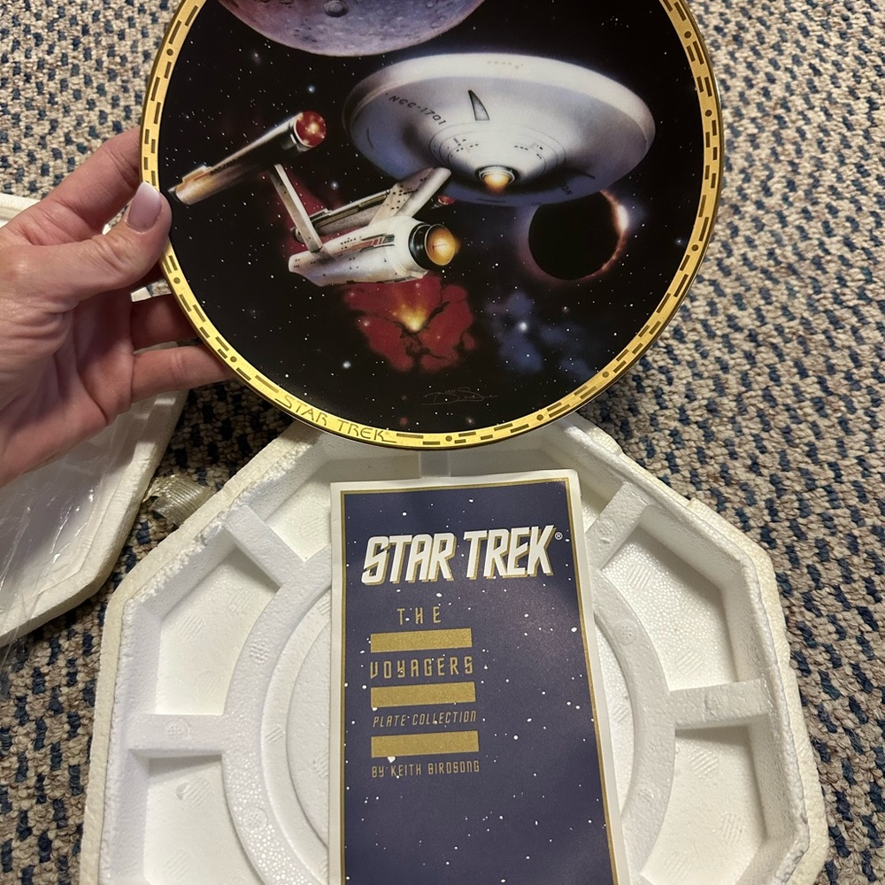 Hamilton Star Trek Themed Plate